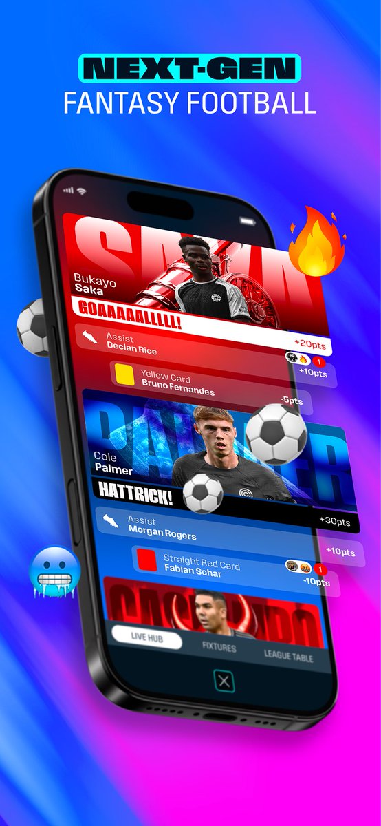 jontyb's tweet photo. CLUB Football Manager is now live: https://t.co/ChwbLmims4
At Formation Games, we set out to reimagine football management and fantasy games—keeping the excitement of real players and real matches, but making it casual, simpler, social, and built for mobile.
Share with friends! https://t.co/LncRzGZdJN