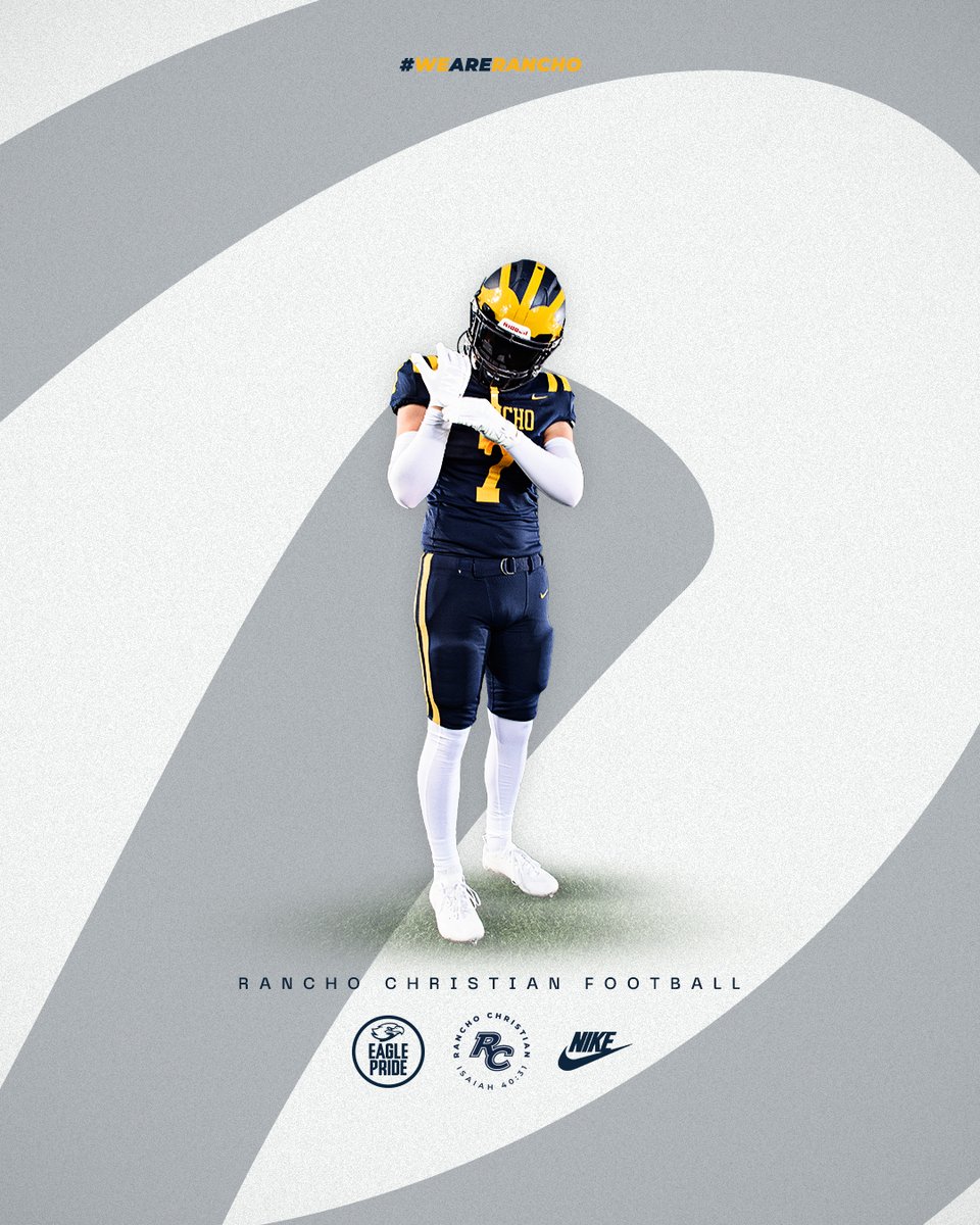 7️⃣ DAYS TILL 🏈
#WeAreRancho #EaglePride #RCFootball