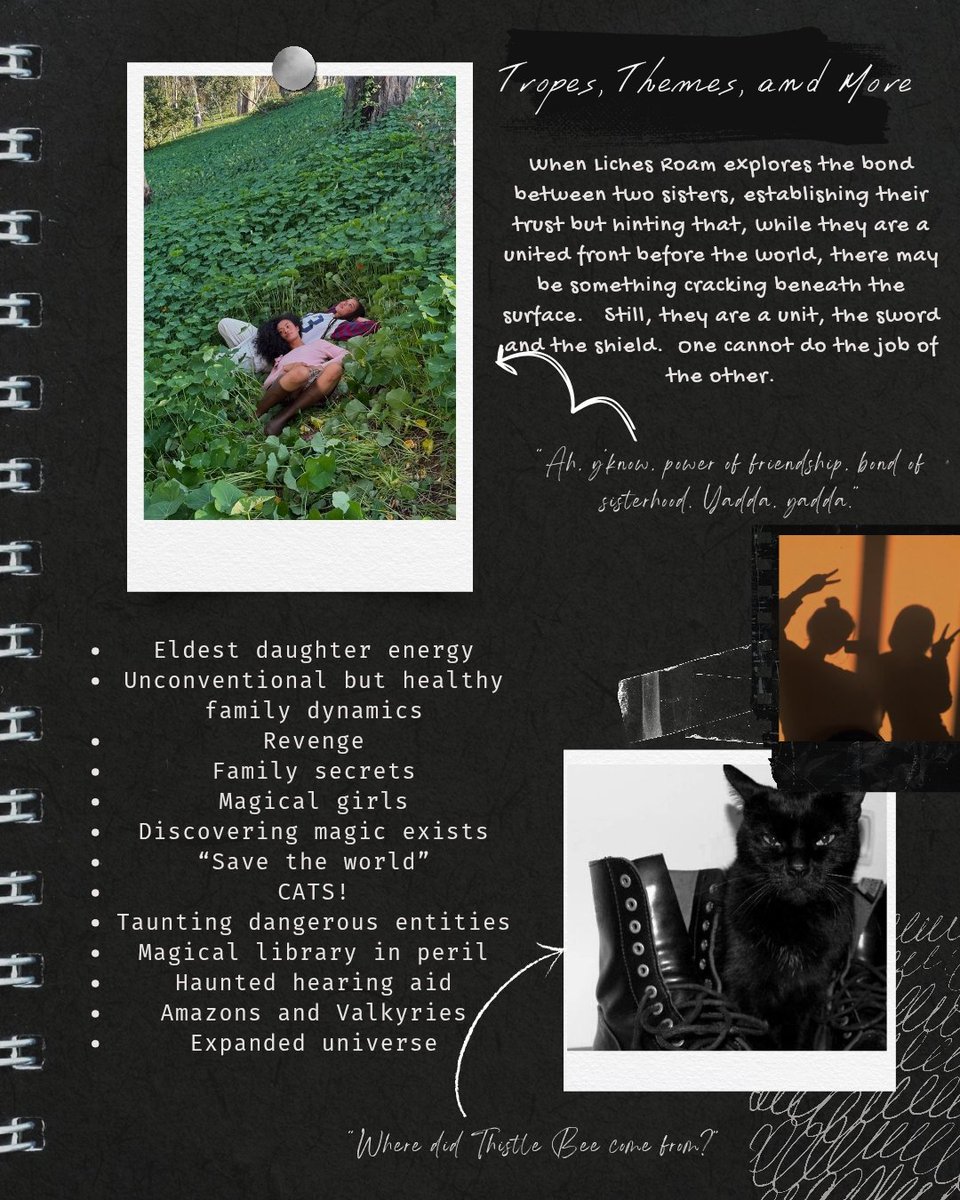 AitchKira's tweet photo. The Editor's Guide for my #MG #F #AG #OS book, When Liches Roam, a story about two sisters guided by a haunted hearing aid to unlock their magical ancestry just in time to save a mystical library, containing all human knowledge and creation, from terrifying monsters. #QueerPit https://t.co/oaNRNs4pdF
