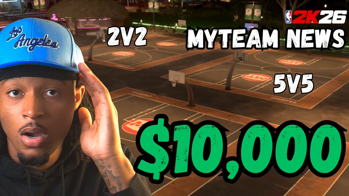 EVERYTHING YOU NEED TO KNOW ABOUT NBA 2K26 MYTEAM! $10,000/WEEK, 2V2, 5V... youtu.be/Xr5OtiCs1yc?si… via <a href="/YouTube/">YouTube</a>