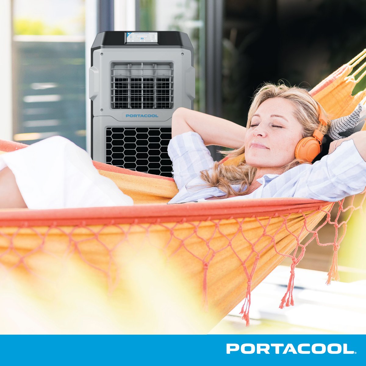 It’s National Relaxation Day and nothing ruins a good chill like unbearable heat.

Whether you're unwinding on the patio, running a pet facility, or keeping employees cool on the job, Portacool helps you relax, even while the temperature keeps rising.

hubs.la/Q03BxW5S0