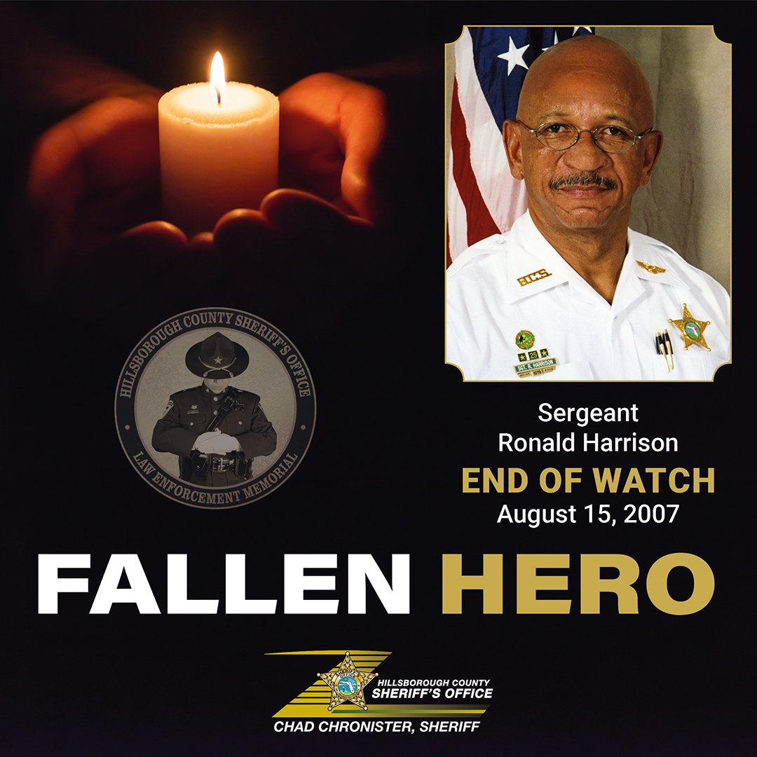 ⭐𝐀 𝐇𝐞𝐫𝐨 𝐑𝐞𝐦𝐞𝐦𝐛𝐞𝐫𝐞𝐝 𝐍𝐞𝐯𝐞𝐫 𝐃𝐢𝐞𝐬⭐
Seventeen years ago, we lost Sergeant Ronald Harrison, who was tragically shot and killed in his cruiser after leaving a DUI checkpoint in Brandon.
Sergeant Harrison’s 27 years of service were defined by commitment and
