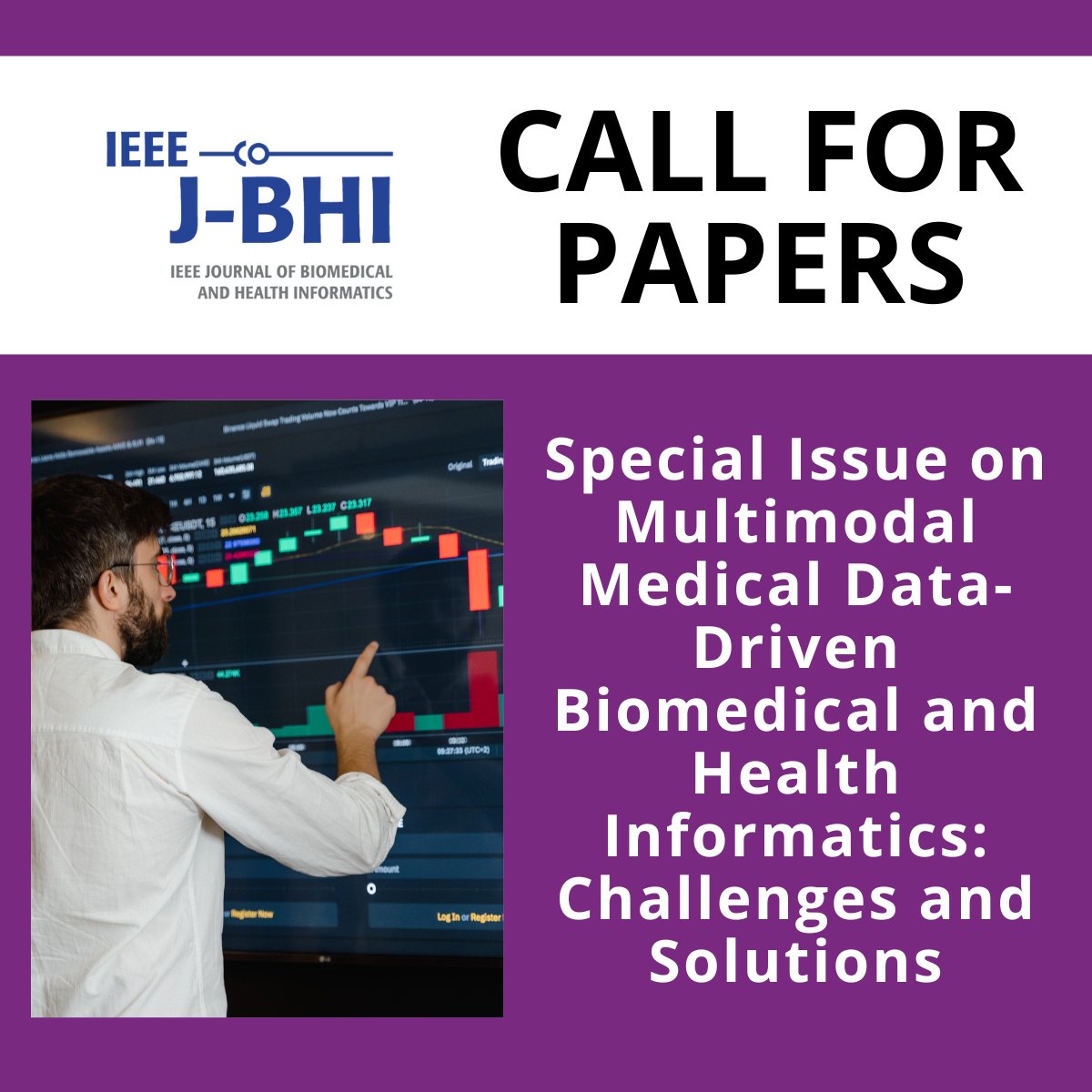 IEEEembs's tweet image. 📄 Call for Papers — J-BHI Special Issue on Multimodal Medical Data-Driven BHI: Challenges and Solutions.
Explore AI/ML for imaging, EHRs, genomics, sensors & more.
Deadline: September 30, 2025
Details: tinyurl.com/2xnpz2uj
#DigitalHealth #AIinMedicine #MultimodalLearning