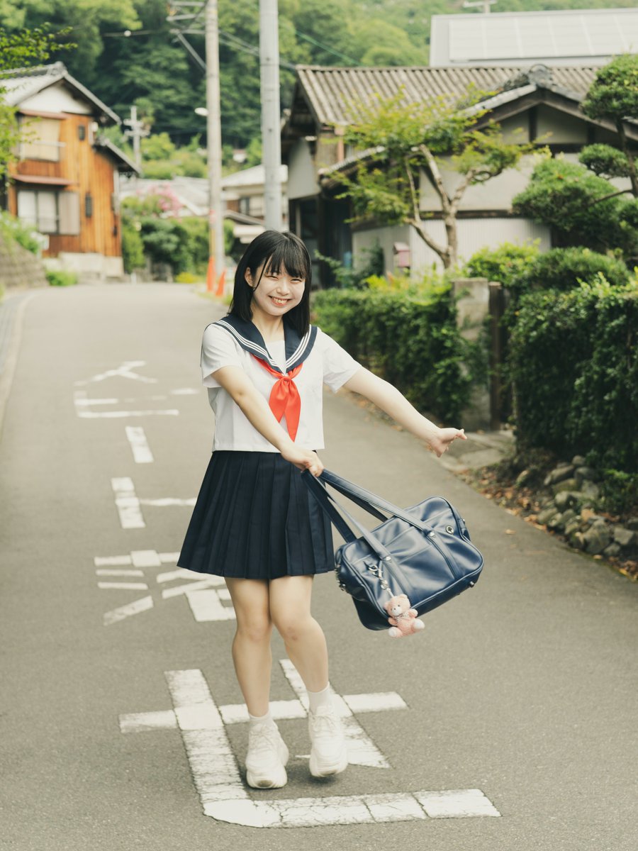 田舎の幼馴染 藍子ちゃん #制服ポートレート 制服ポートレート