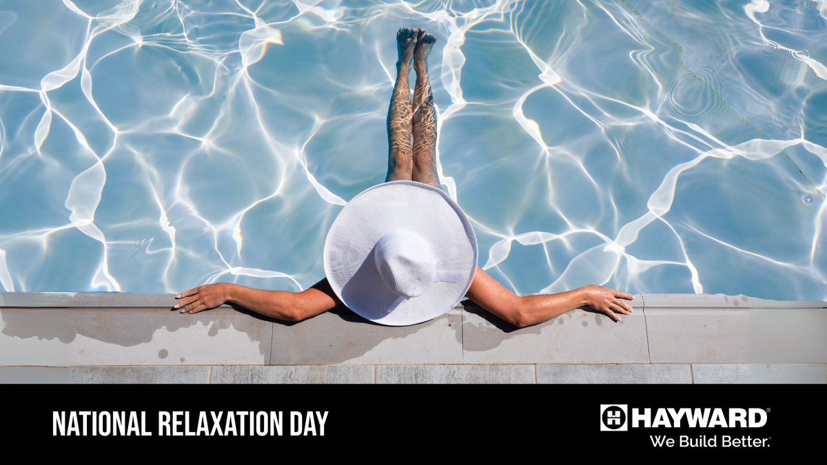 💧 Happy National Relaxation Day!

Today’s the perfect reminder to pause, unwind and let your pool do the work. At Hayward, we design pool products that bring effortless relaxation to your backyard—so you can soak up the peace, not the maintenance.

Take it easy—you’ve earned it.