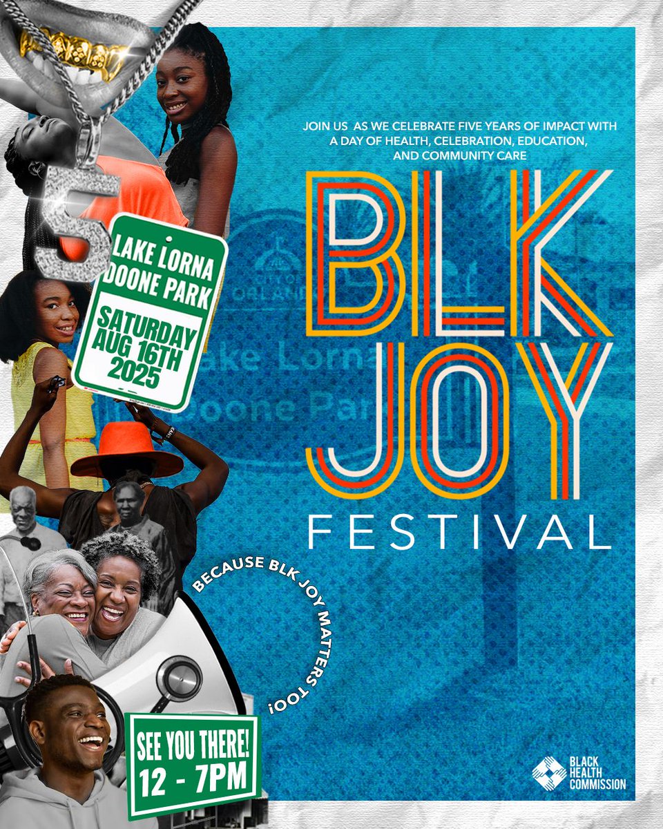 TOMORROW, come celebrate community, culture, and connection at the Black Joy Festival! 

Enjoy live performances, wellness activities, community art, small business vendors, and fun for the whole family, including special zones for moms, kids, and self-care.

See you there!