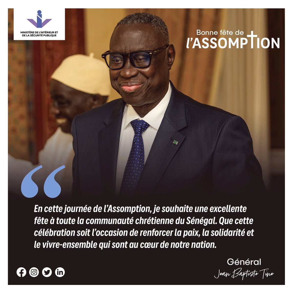 Ce 15 août, l'Assomption, est un moment de recueillement et de rassemblement. Je souhaite une belle journée à tous :