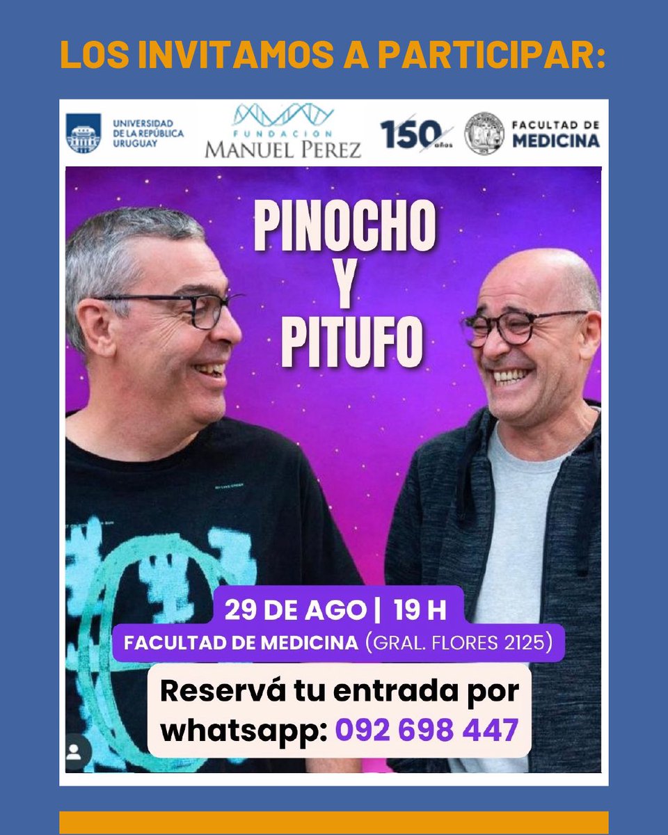 El Colegio Médico del Uruguay, en el marco del apoyo que brinda a las iniciativas de Facultad de Medicina (Udelar) con motivo de sus 150 años, invita a colegiadas, colegiados y público en general a participar en esta actividad.