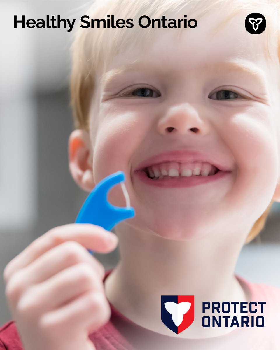 Kids aged 17 and under may be eligible to receive free dental care. Ontario’s Healthy Smiles program provides free check-ups, cleaning and dental treatment for children from low-income households. 

Find out how it works: ontario.ca/HealthySmiles