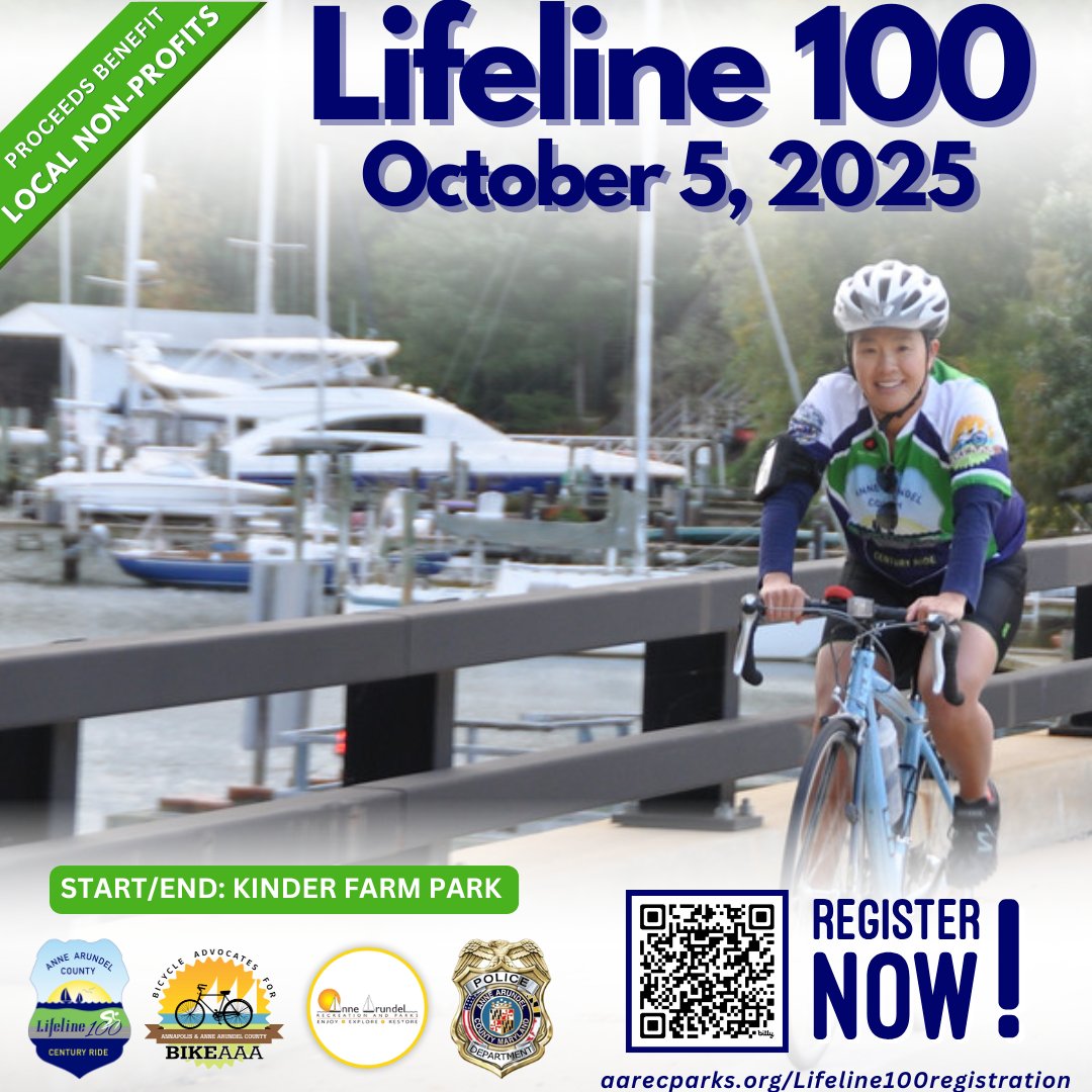 RecParks's tweet image. Pedal for a purpose! The Lifeline 100 Community Bike Event is rolling into Kinder Farm Park on Sunday, October 5th. Explore the county at your own pace, all while supporting local non-profits! 

🚴‍♂️💨 Register: bit.ly/Lifeline100reg…

#Lifeline100 #CommunityRide