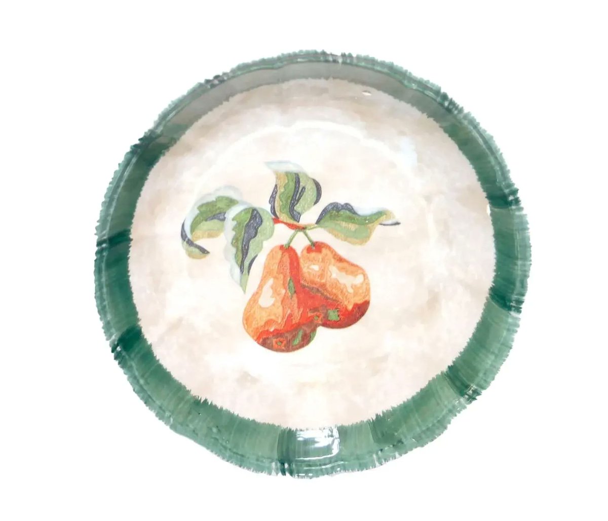G97816960Girl's tweet photo. Himark HIM1 round serving bowl. Pear fruit center, green band. Made in Italy. https://t.co/TGlc6wJn2i via @Etsy #BuyfromGroovy #antiques #vintage #tableware #tabledecor #HimarkItaly #Himark #HimarkHIM1 #etsysellers https://t.co/etR8qfPHMf