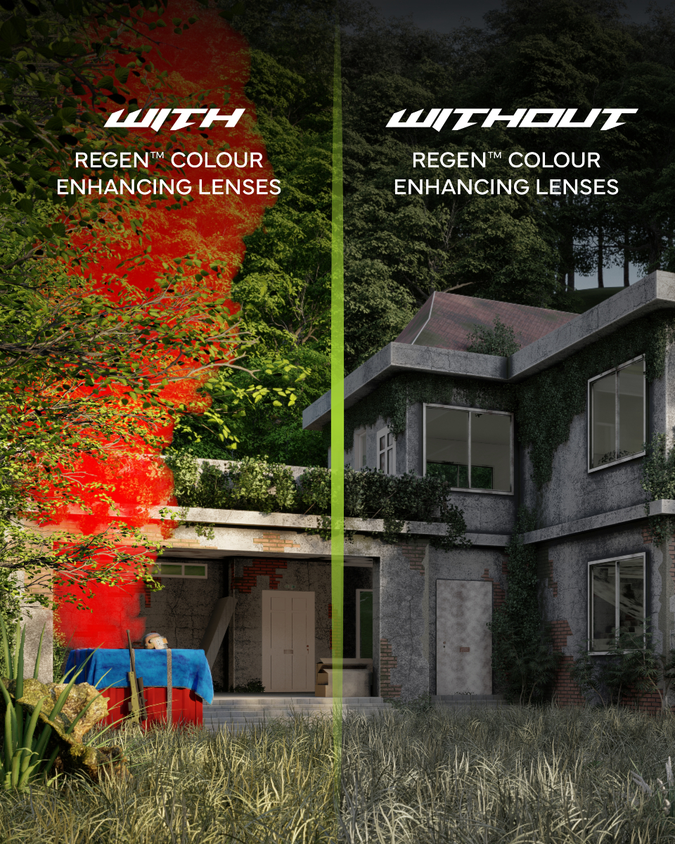 Spot the difference? 👀

REGEN™ Colour Enhancing Lenses are built to level up how you see the game - deeper contrasts, sharper details, and colours that actually pop.

When you’re locked in, every visual edge counts.

#RegenOptics #ColourEnhancing