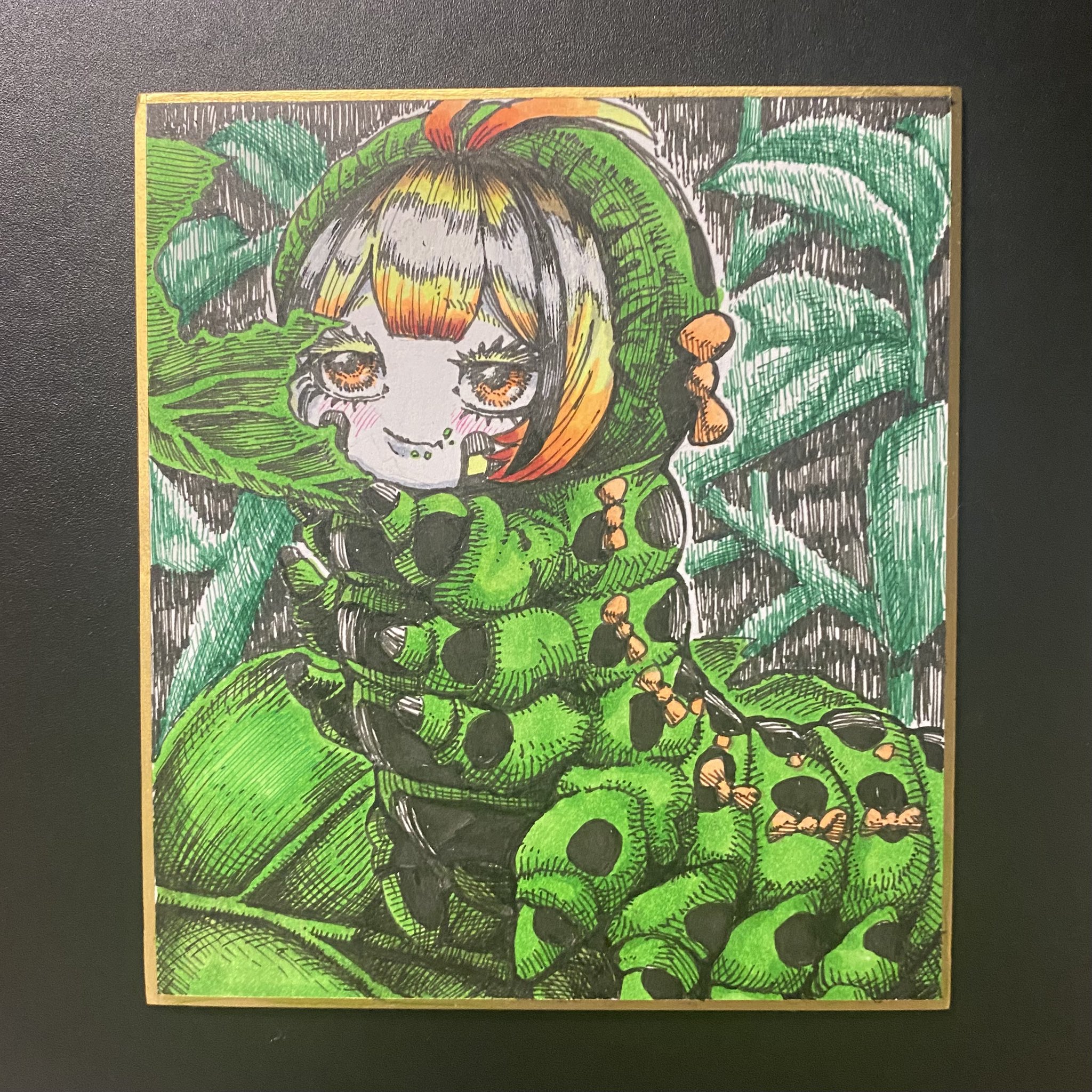 1時間以内に売れなければ300円❗　原画絵画　「きらめきニャンコ」 Summer 2023 #b3d #3dart #animation