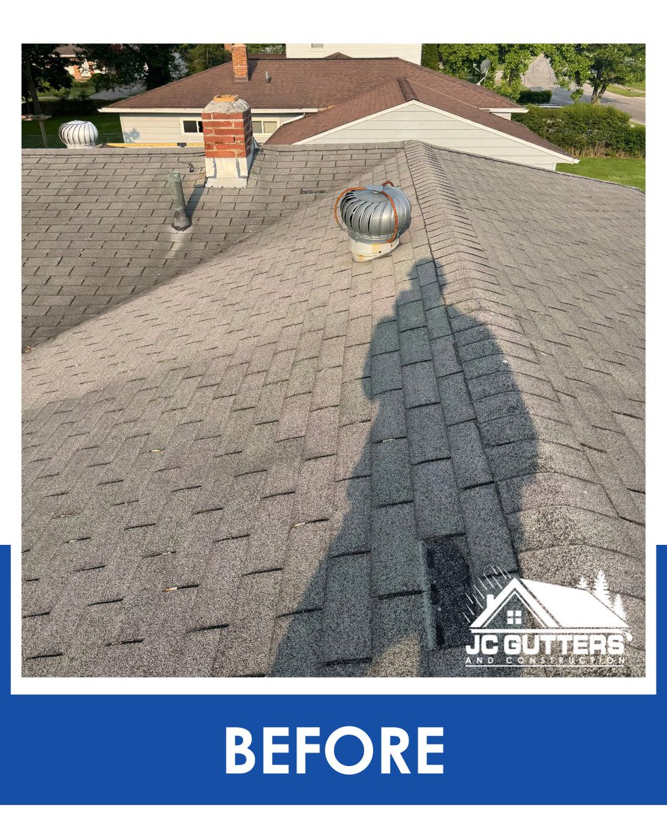 JC_Gutters's tweet photo. From worn out to weather-ready in Eastlake!
✅ Complete roof replacement
✅ Gutter cleaning
✅ Gutter guard installation

#JCgutters #GutterCleaning #GutterGuards #Eastlake #Ohio #BeforeAndAfter #Cleveland #roof #guttercleaning #gutters #guttermaintenance #roofingexperts https://t.co/hHoAN7IbKb