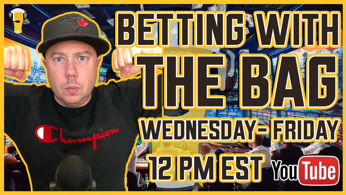 Jimmy the Bag (@jimmythebag) on Twitter photo We have a MASSIVE Betting with the Bag Friday show popping off in 2hrs at 12pmEST on <a href="/PubSportsRadio/">Pub Sports Radio โข</a>. NFL, MLB, WNBA & CFL starring <a href="/WineTimeSports/">Wine Time Sports</a> <a href="/ttjb32/">tj</a> <a href="/gettin_BILLs_/">๐ฅ๐billy briz ๐๐ฅ</a> <a href="/JMcelvy1387/">Justin Mcelvy</a> <a href="/Gorki_On_Sports/">Gorki</a> <a href="/josebouquett/">Jose Bouquett</a> & featuring <a href="/ploshak/">Peter Loshak</a> live from #BetBash in Las Vegas. We have a MASSIVE Betting with the Bag Friday show popping off in 2hrs at 12pmEST on <a href="/PubSportsRadio/">Pub Sports Radio โข</a>. NFL, MLB, WNBA & CFL starring <a href="/WineTimeSports/">Wine Time Sports</a> <a href="/ttjb32/">tj</a> <a href="/gettin_BILLs_/">๐ฅ๐billy briz ๐๐ฅ</a> <a href="/JMcelvy1387/">Justin Mcelvy</a> <a href="/Gorki_On_Sports/">Gorki</a> <a href="/josebouquett/">Jose Bouquett</a> & featuring <a href="/ploshak/">Peter Loshak</a> live from #BetBash in Las Vegas.