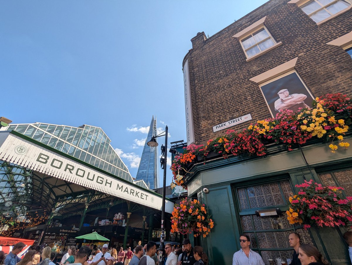 Out and about in London today.