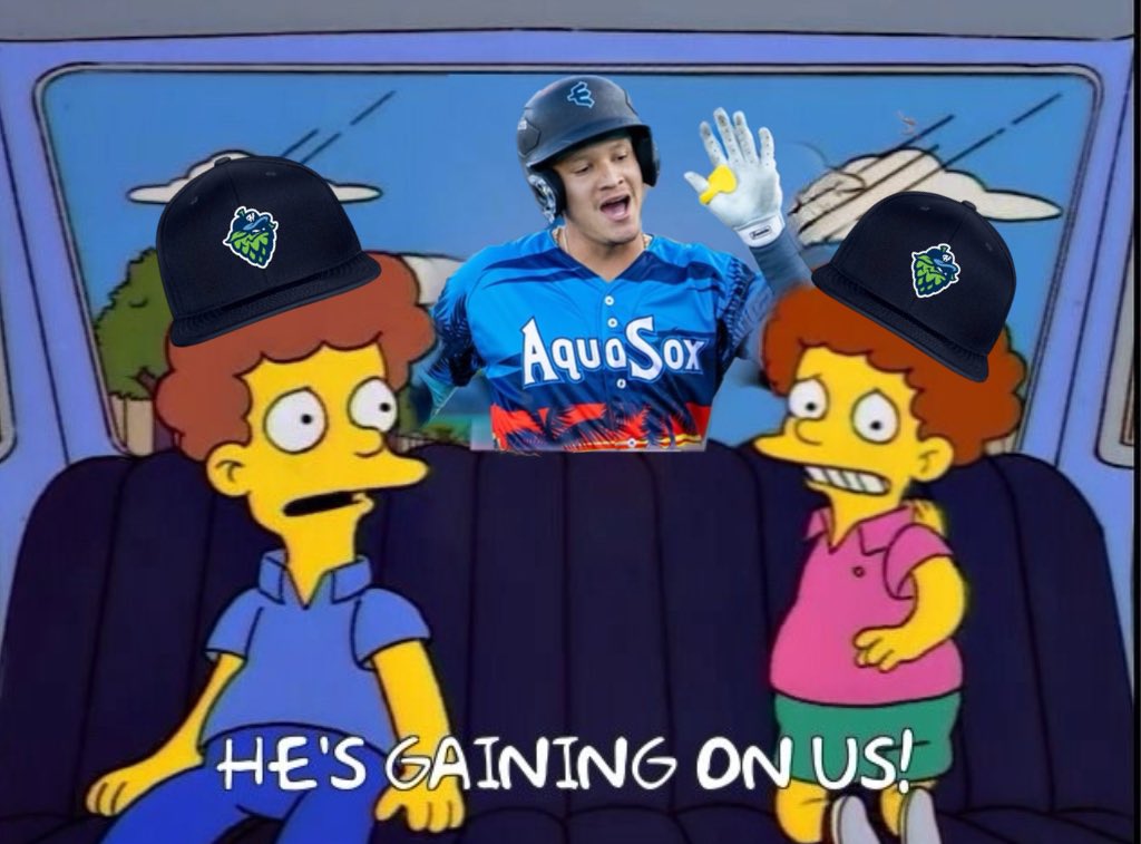 Adam 'Khudak' Bressler, Man of Soft and Hardware. (@adambressler) on Twitter photo HIT MAN COMETH.
#FORTHENORTHWEST
#WeHopHarder
<a href="/AquaSoxRadio/">Pat Dillon</a> <a href="/EverettAquaSox/">Everett AquaSox</a> <a href="/MiLBMariners/">Mariners Minors</a> <a href="/Mariners/">Seattle Mariners</a> <a href="/ProspectInsider/">Jason A. Churchill</a> <a href="/stevewillits/">Steve Willits</a> <a href="/LookoutLanding/">Lookout Landing</a> <a href="/SeattleSportsU/">Seattle Sports Union</a>
#HowBoutThemFrogs #TridentsUp #GoFrogs #AquaSox GAME 112 HIT MAN COMETH.
#FORTHENORTHWEST
#WeHopHarder
<a href="/AquaSoxRadio/">Pat Dillon</a> <a href="/EverettAquaSox/">Everett AquaSox</a> <a href="/MiLBMariners/">Mariners Minors</a> <a href="/Mariners/">Seattle Mariners</a> <a href="/ProspectInsider/">Jason A. Churchill</a> <a href="/stevewillits/">Steve Willits</a> <a href="/LookoutLanding/">Lookout Landing</a> <a href="/SeattleSportsU/">Seattle Sports Union</a>
#HowBoutThemFrogs #TridentsUp #GoFrogs #AquaSox GAME 112