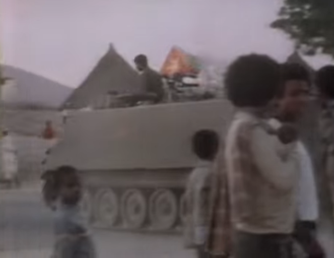 Eritrea 🇪🇷:Pictures showing american made M113 armored personnel carriers of the Eritrean People's Liberation Front (EPLF) during the Eritrean War of Independence from 1961 to 1991.