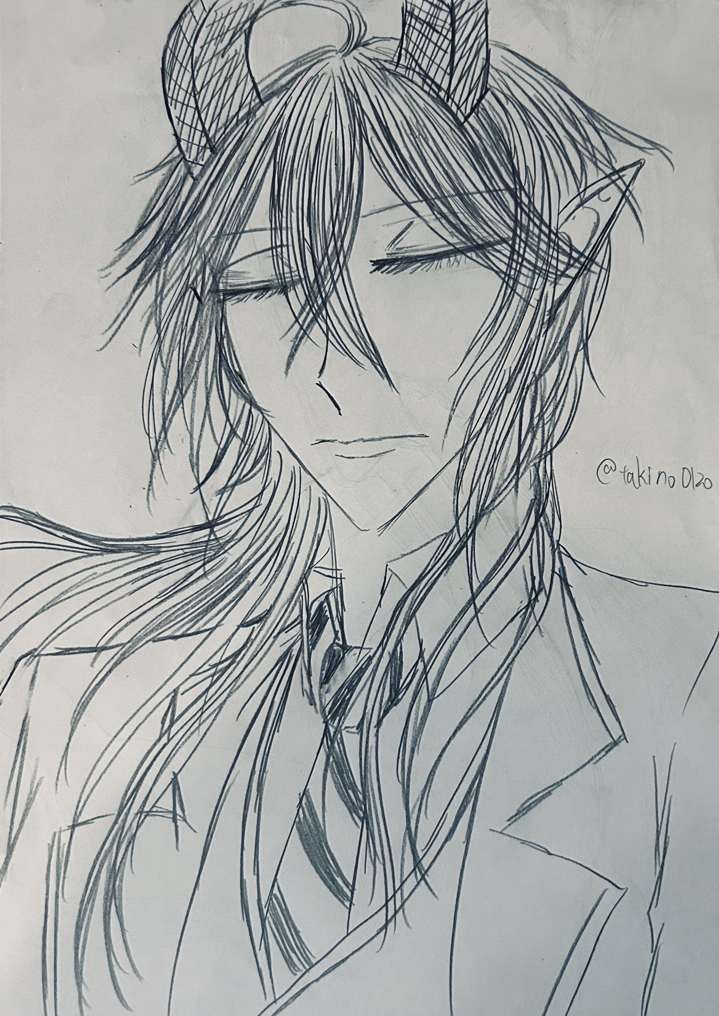【11月受付分⑥】手描きイラスト　ファンアート 落書き