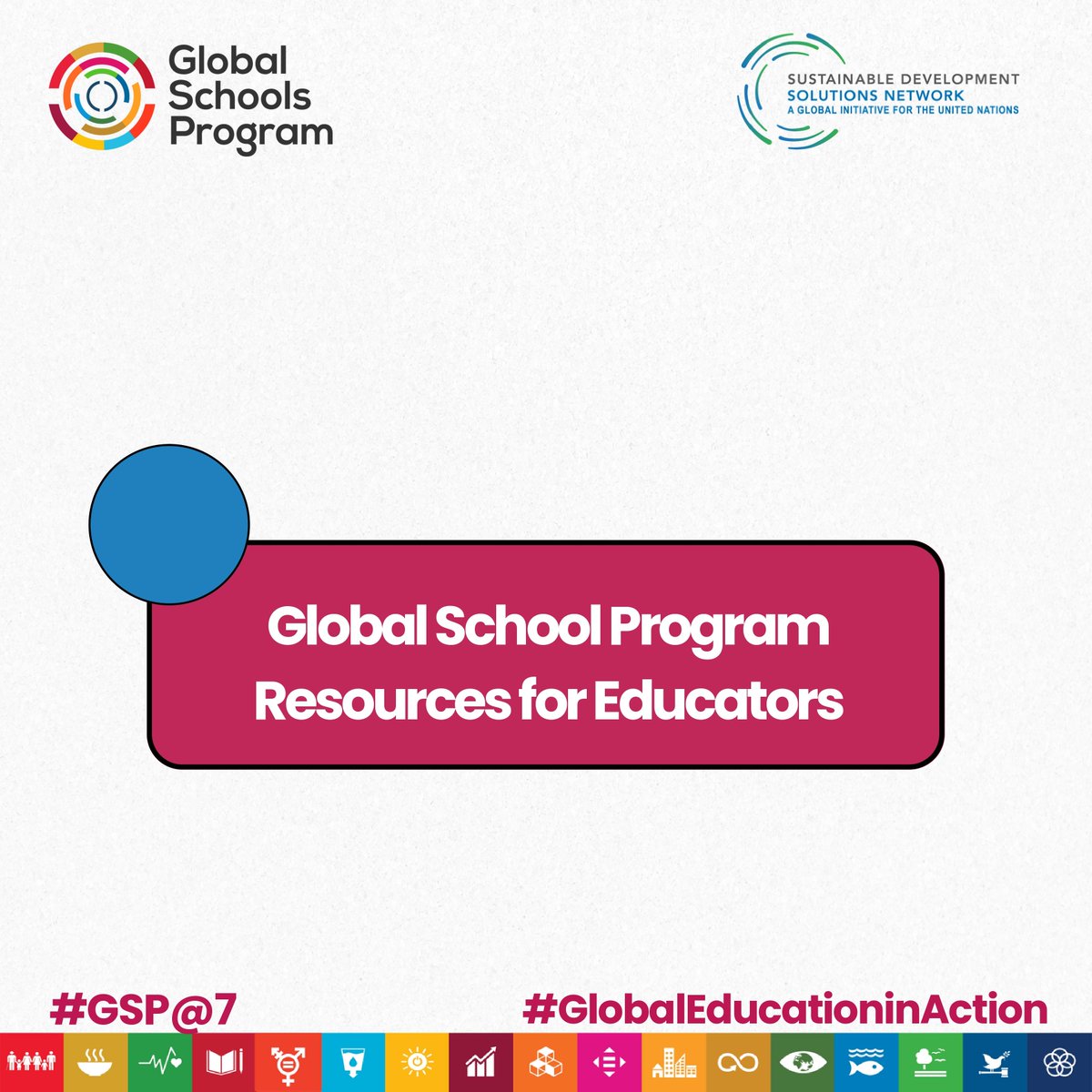 Global Schools Program tweet media