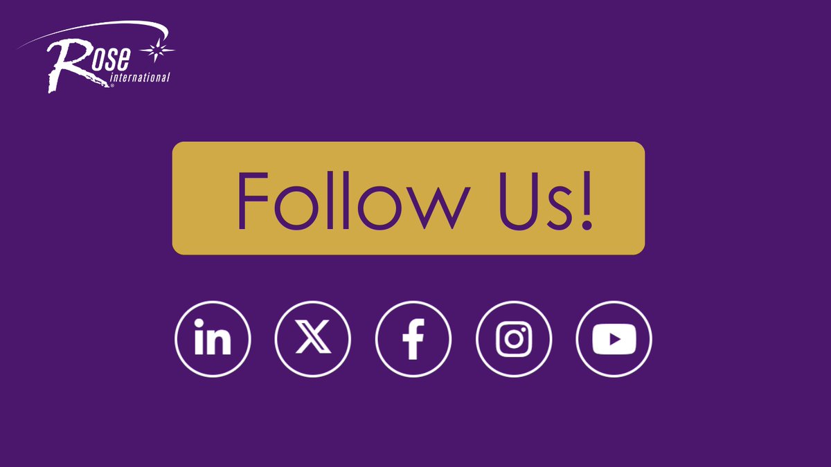#RoseInt is on <a href="/LinkedIn/">LinkedIn</a> 📢 ! Follow us to stay up-to-date and connected on our latest news and employment trends. linkedin.com/company/rose-i….