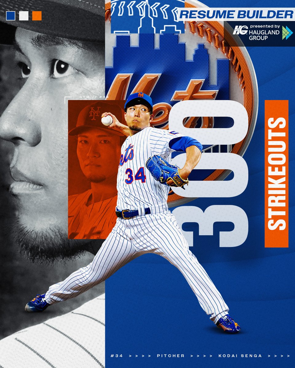 300 career strikeouts for Kodai Senga 👻

<a href="/HauglandGroup/">Haugland Group</a> | #LGM