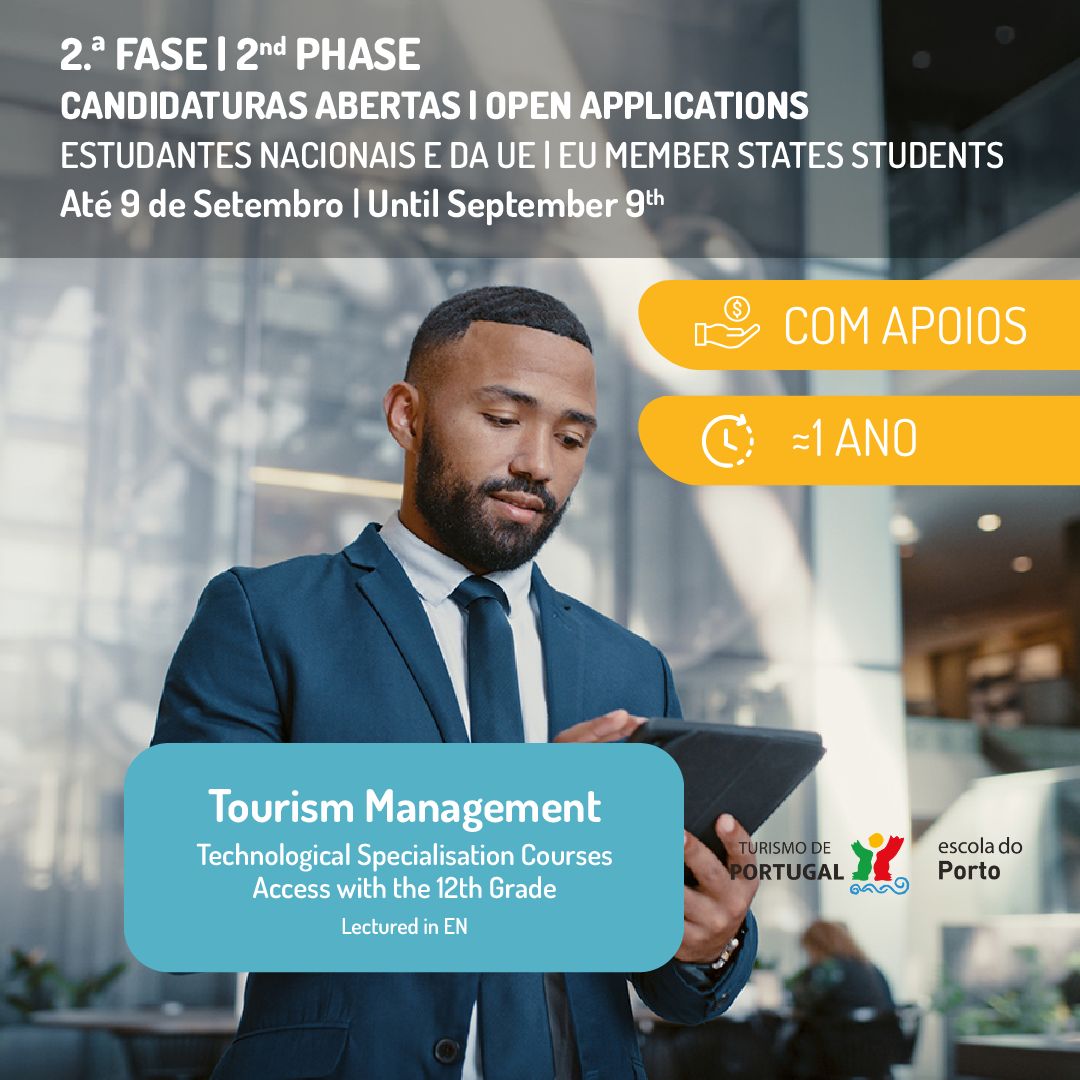 Transformar experiências em acontecimentos memoráveis – cursos de Turismo 2025
Turning experiences into memorable events – 2025 Tourism courses🌍✨

📍 Apply! ➡️ Link 😉
bit.ly/applications-s…

#EHTP #TourismCourse #CulturalTourism #TourismManagement #VocationalTraining✨🌍🧳