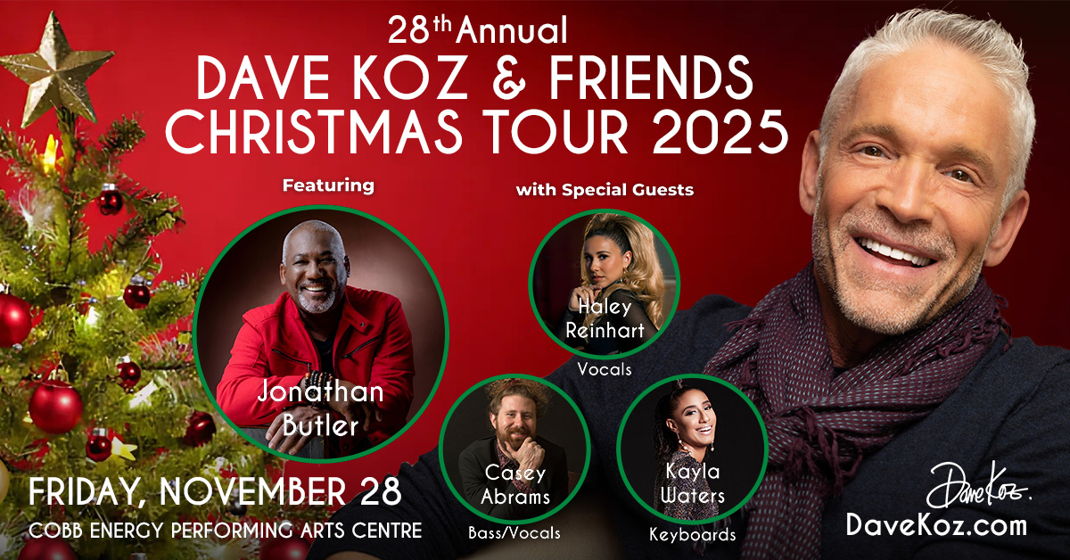 On sale now!  <a href="/DaveKozMusic/">Dave Koz</a> <a href="/JButlerGuitar/">Jonathan Butler</a> <a href="/HaleyReinhart/">Haley Reinhart</a> <a href="/CaseyBassy/">Casey Abrams</a> #kaylawaters coming to <a href="/cobbenergypac/">Cobb Energy Centre</a> 11/28.  bit.ly/4mJtm3h