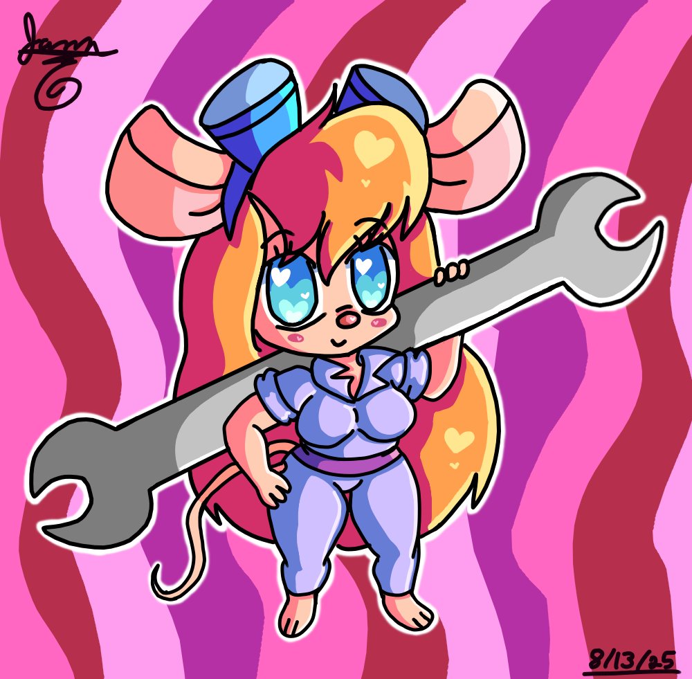 🍕💖Cutie Pink Pizza💖🍕 (@pinkcupcakepup) on Twitter photo Here's a new recent fanart drawing of Gadget Hackwrench from Chip and Dale Rescue Rangers. <a href="/RealstripesPage/">Pepper-Stripes 🌸🐼.bsky.social</a> helped with the pose.
#digitalart #DigitalArtist #FanArtFriday #fanart #ArtistOnTwitter #twitterart #furry #furryart #furryartist #furrycommunity #gadgethackwrench #disney Here's a new recent fanart drawing of Gadget Hackwrench from Chip and Dale Rescue Rangers. <a href="/RealstripesPage/">Pepper-Stripes 🌸🐼.bsky.social</a> helped with the pose.
#digitalart #DigitalArtist #FanArtFriday #fanart #ArtistOnTwitter #twitterart #furry #furryart #furryartist #furrycommunity #gadgethackwrench #disney