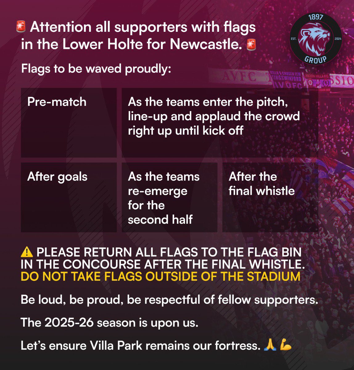 VP1897's tweet photo. 🚨 TOMORROW 🚨 

#avfc #utv #1897Group https://t.co/hsQT7rKaSg