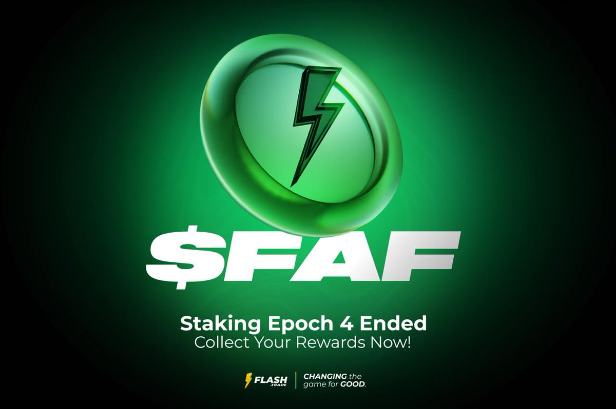 Epoch 4 has ended, and $FAF rewards have been distributed ⌛️

Stake your FAF to earn:

• 50% revenue share
• Staking rewards
• Fee discounts
• Higher referral rebates and more!

No better time to stake and start earning ⚡️