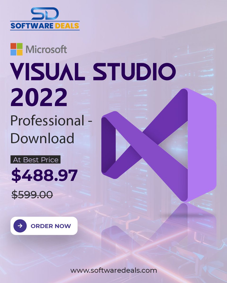 SoftwareDeals4's tweet image. 💻 Power up your coding!

Get Microsoft Visual Studio 2022 Professional (Download) for just $488.97 – save over $110! 🔥
Instant download. Limited time offer.
👉 softwaredeals.com

#VisualStudio2022 #Microsoft #DevTools #CodingLife #SoftwareDeals #TechSale #Programmers