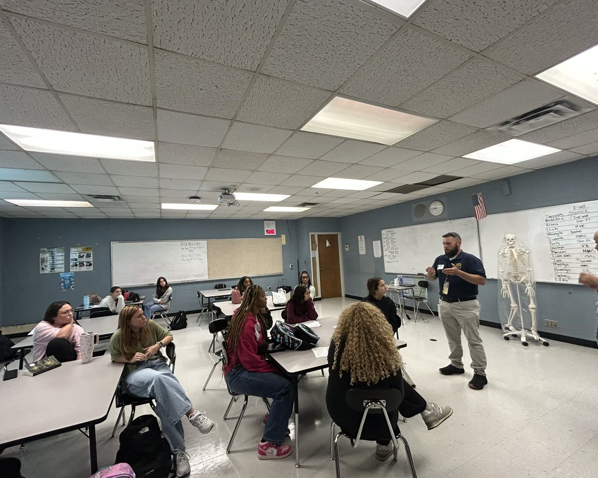 A big thank you to Adam and Aaron from Veterans Affairs for presenting to Dr. Humphrey’s clinical class about their scholarship, job &amp; internship opportunities!