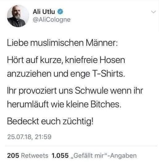 Kopftuch für muslimische Männer? Ein wichtiger Debattenanstoß von <a href="/AliCologne/">Ali Utlu 🎗️</a> 😂😂😂