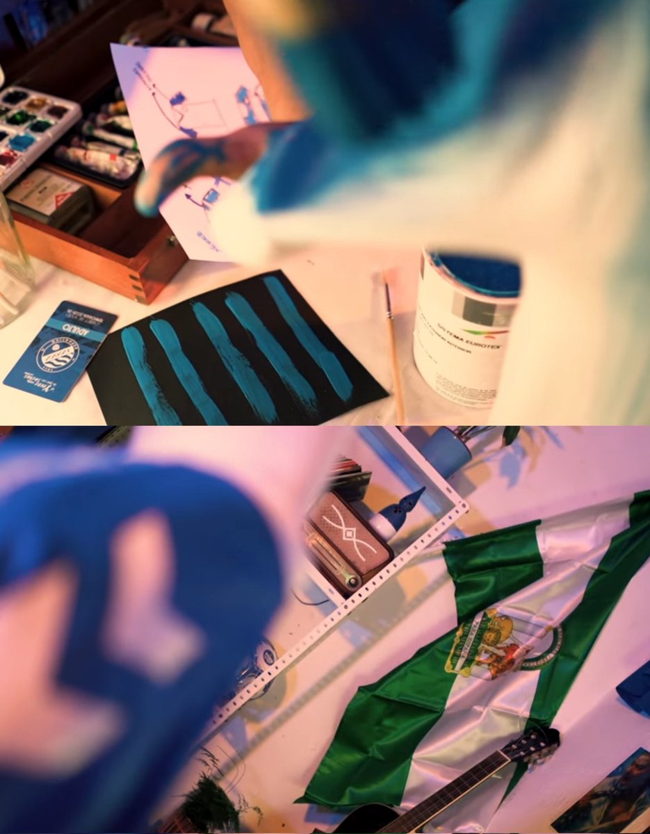 JaviOfferrall's tweet image. En el spot de la camiseta azul había referencias a la 2 y 3 equipación.

¿Os habíais dado cuenta?🤔
@XerezDFC