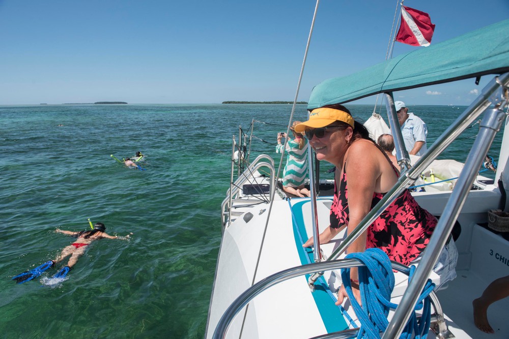 Sail with the Echo Crew and experience wild dolphins in the shallow tropical waters off Key West! 🐬

Snorkel at our best shallow reefs and wrecks, selected by local knowledge and the speed  &amp; direction of the wind. ⛵

Book today: bit.ly/3DRsvfX