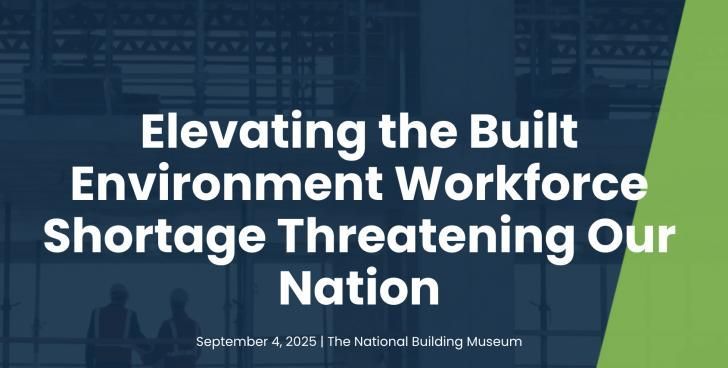 Elevate 2025: Built Environment Workforce Summit, September 4, #WashingtonDC buff.ly/KKWmci2 <a href="/bldgsciences/">National Institute of Building Sciences</a> #builtenvironment #workforce #economy #business #building #buildings #construction #infrastructure #energy #energyefficiency #architecture #design #greenbuilding