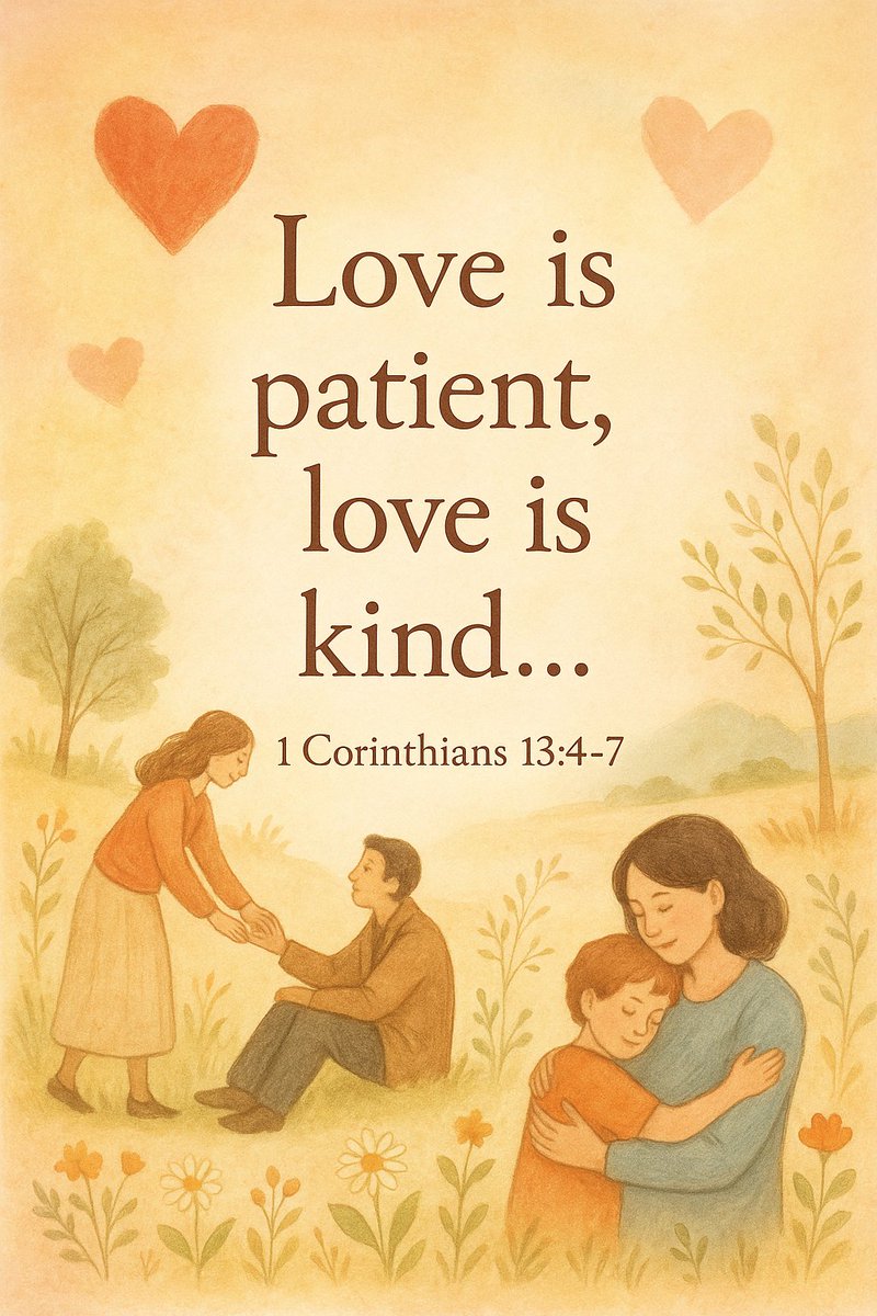 Hyttrolly's tweet photo. Love is patient, love is kind... — 1 Corinthians 13:4–7  https://t.co/poggzJtbkj 20%Off code: BCQSIY9Z   #Jesus #God #Bible #Christian #DailyVerse #BibleStudy https://t.co/nFajG1fFMn