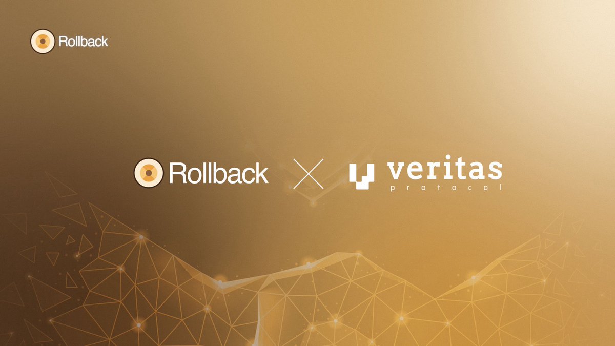 RollbackLabs (@rollbacklabs) on Twitter photo 📢 Rollback x Veritas Protocol Partnership
<a href="/veritas_web3/">VERITAS PROTOCOL</a>
We’re excited to announce our partnership with Veritas Protocol a team of blockchain veterans and AI specialists on a mission to set a new benchmark for Web3 security.
Why Veritas Protocol?
• AI-powered scam detection & 📢 Rollback x Veritas Protocol Partnership
<a href="/veritas_web3/">VERITAS PROTOCOL</a>
We’re excited to announce our partnership with Veritas Protocol a team of blockchain veterans and AI specialists on a mission to set a new benchmark for Web3 security.
Why Veritas Protocol?
• AI-powered scam detection &