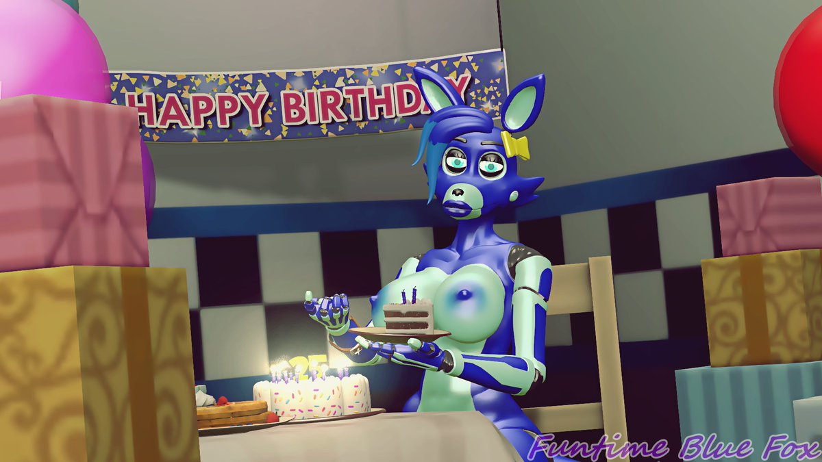 "It's my birthday today! and this is for you a piece of cake~" 💙