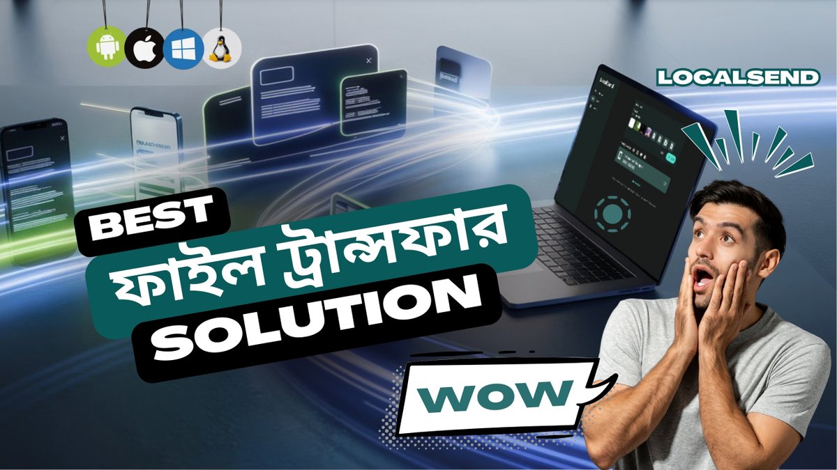 al_IMRAN_coder's tweet image. Need to transfer files between your phone and laptop? Forget the internet! 📲💻
LocalSend is a blazing-fast offline file-sharing app for Android, iPhone, Windows, and Mac. Learn how to transfer files in a flash!

Watch now: youtu.be/Cvv__ETHj34

#LocalSend #FileTransfer #Tech