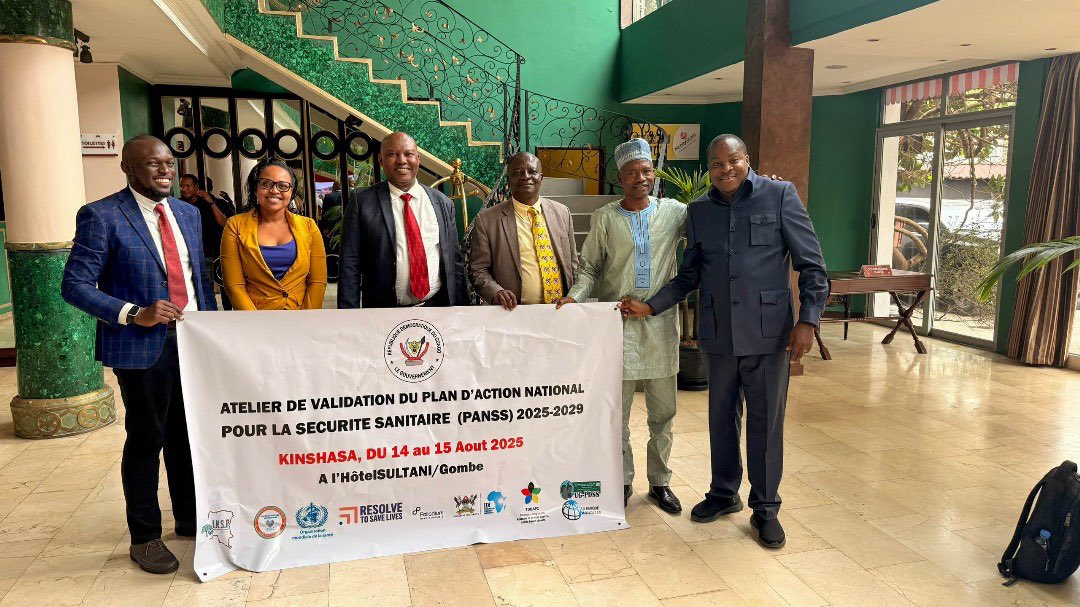 Our #TDDAP2 team is supporting DRC in validating the 2025–2029 National Action Plan for Health Security, aimed at strengthening the country’s health security. This is in collaboration with #TDDAP2 Palladium Country team, <a href="/ResolveTSL/">Resolve to Save Lives</a> , <a href="/PNHF_DIRECTION/">PNHF_DIRECTION</a>, <a href="/Insprdc/">Institut National de Santé Publique RDC</a>, &amp; gov’t agencies.