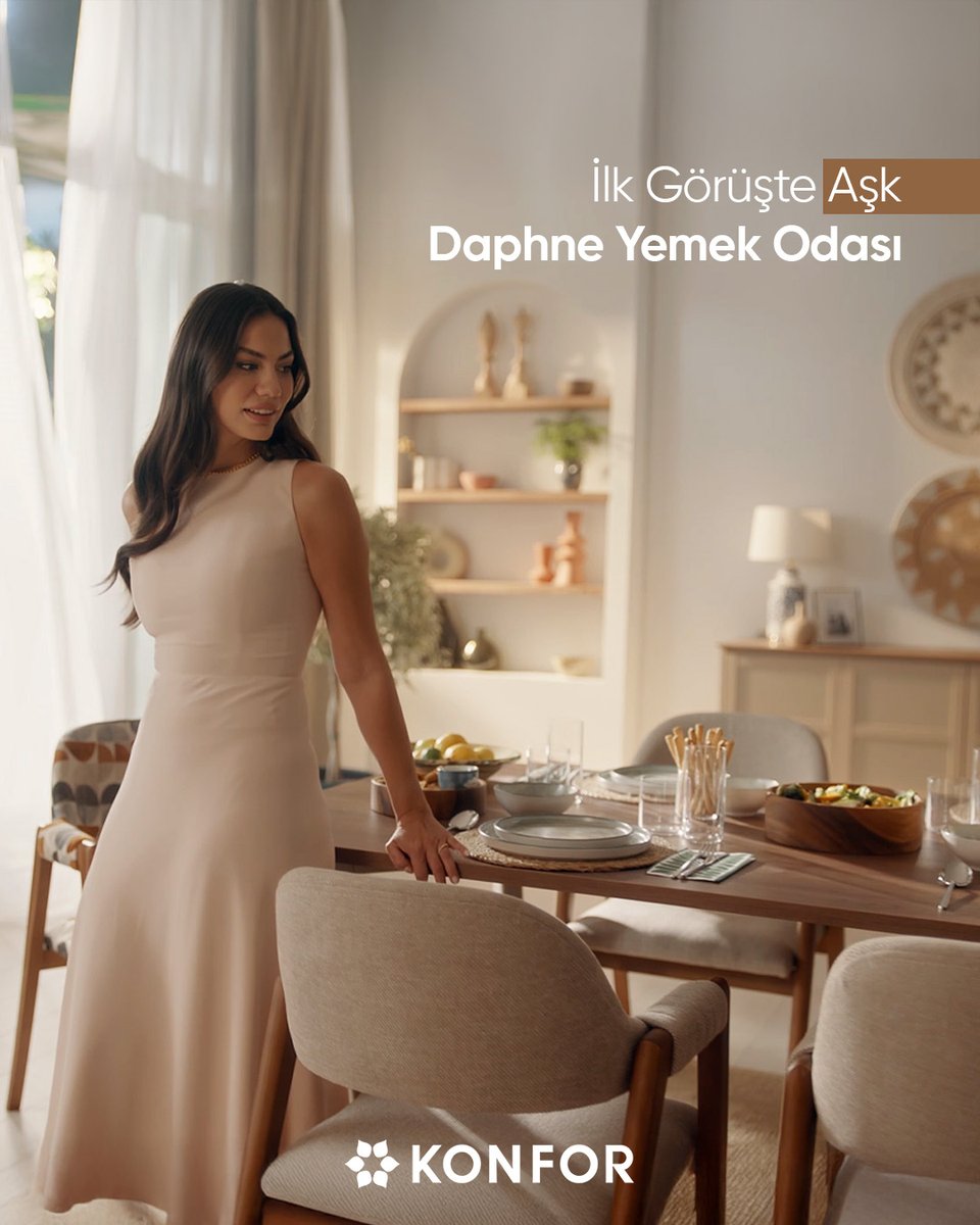 Koleksiyonun ceviz doku ve modern country temalarını cesurca öne çıkaran Daphne, her modülünde dikkat çeken zarif detaylar barındırmayı da ihmal etmiyor. #KonforxDemetÖzdemir