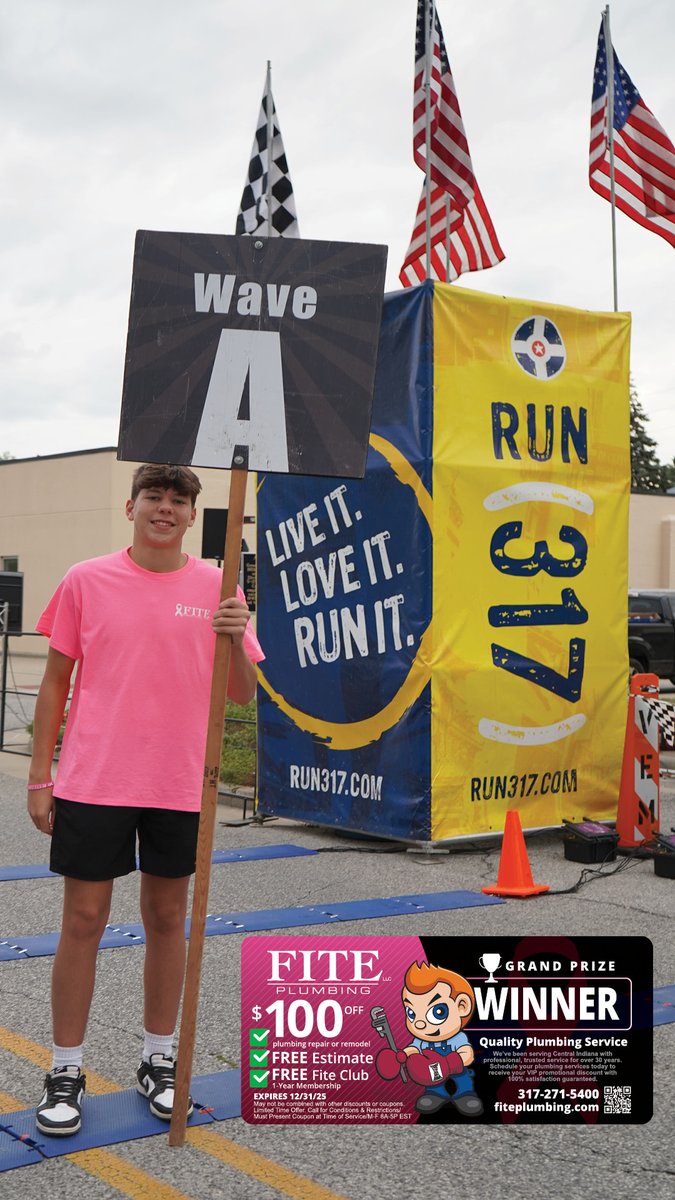 FitePlumbing's tweet image. 🚨 GIVEAWAY ALERT! 🚨
Join Fite Plumbing at the 317 Race on August 21st for a chance to win:
💰 $100 off your next plumbing project
🧾 A FREE estimate
🛠️ A 1-year membership to Fite Club

Don’t miss it! bit.ly/443MRvU 
#FitePlumbing #IndyEvents #317Race