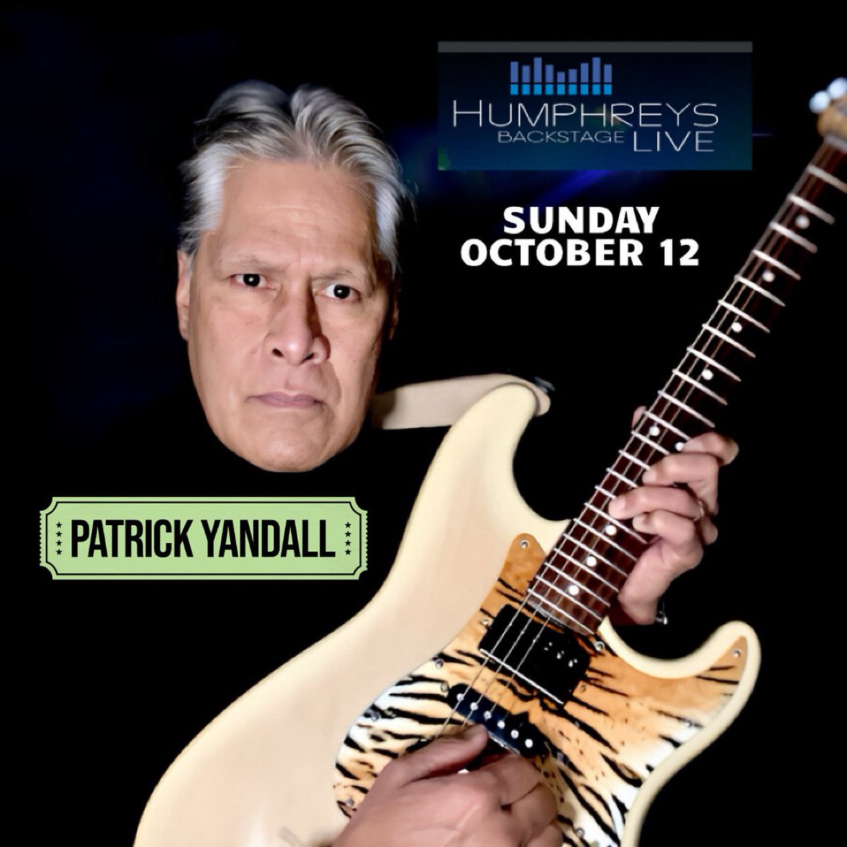patrick yandall (@pyandall) on Twitter photo Save the date Sunday October 12 <a href="/backstagelivesd/">Humphreys Backstage</a> in San Diego #sandiego #guitarist #jazz #jazzfunk #livemusic Save the date Sunday October 12 <a href="/backstagelivesd/">Humphreys Backstage</a> in San Diego #sandiego #guitarist #jazz #jazzfunk #livemusic