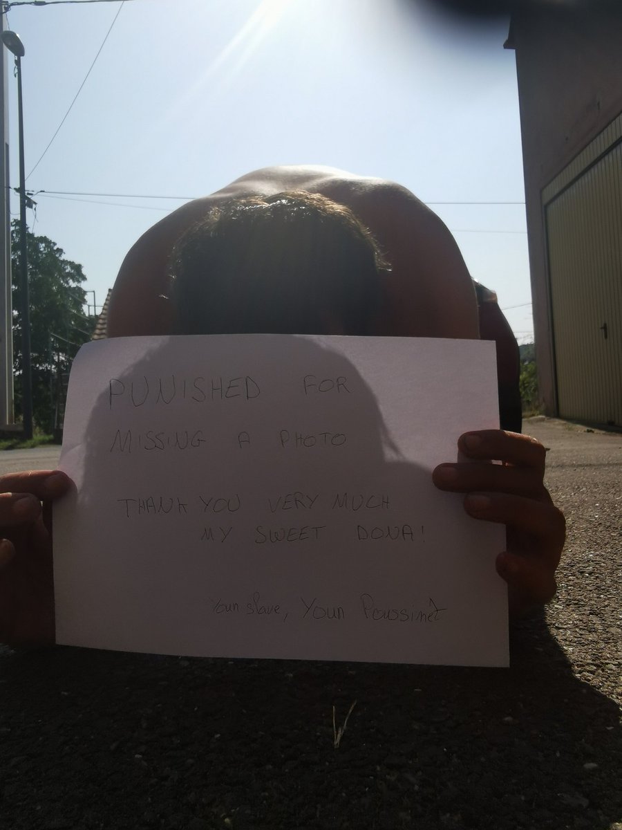 Photo de 16h 30!

Merci ma Dona <a href="/Spoil_Eva/">💫𝗣𝗿𝗶𝗻𝗰𝗲𝘀𝘀 𝗘𝘃𝗮 💫👑</a> d'avoir exigé un mot sur cette photo, même si ce n'était que le temps de la photo, le macadam a réussi à bien chauffé mes genoux 😈😈