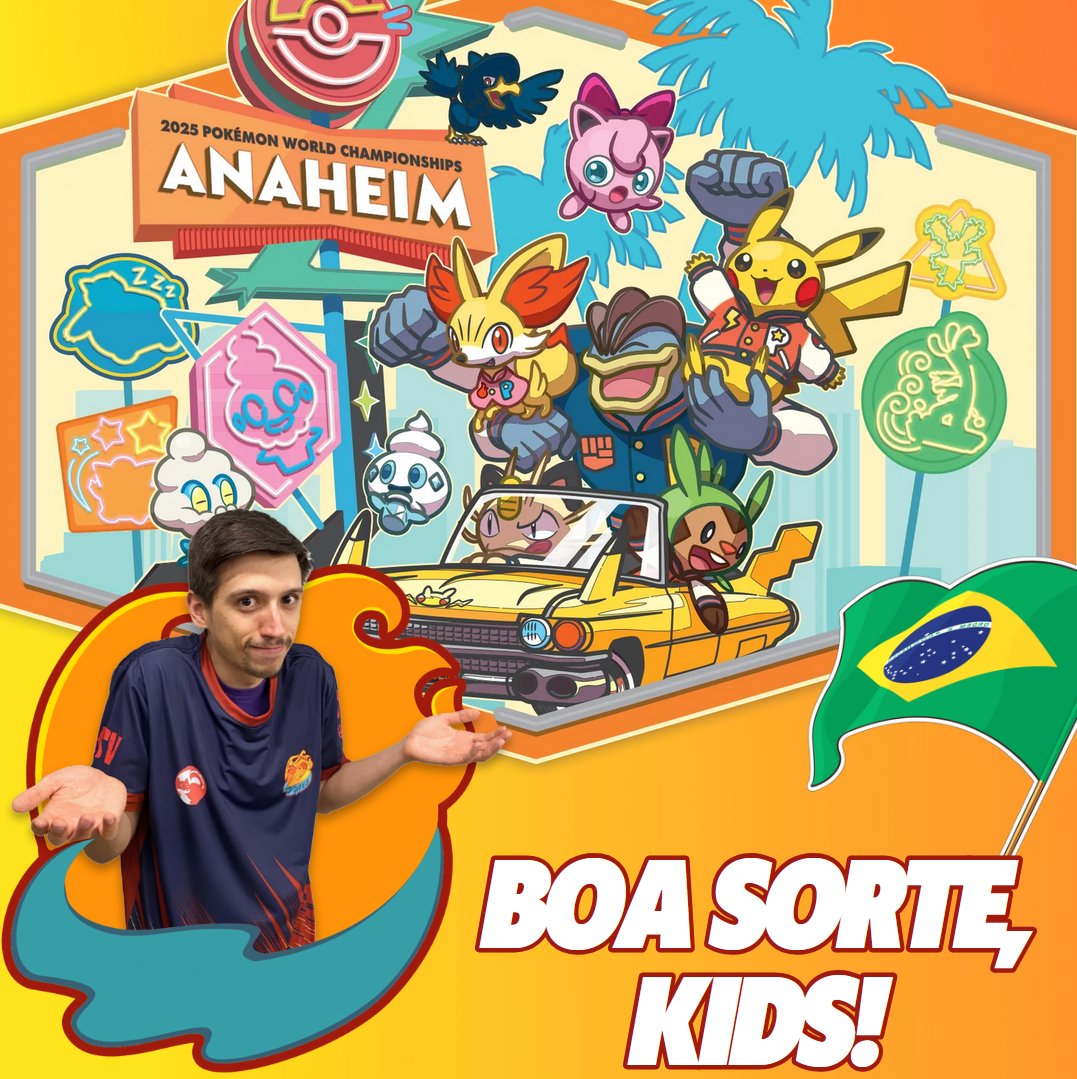 Hoje começa o Mundial de Pokémon VGC e nosso querido <a href="/VictorVKids/">Victor Vieira -- KSV Kids</a> estará para representar não só o KSV mas também o Brasil!

Desejamos toda sorte e gameplay para nosso amigo e que possa dar o seu melhor!

VAI PRA CIMA DELES KIDS!

🇧🇷🧡💙🇧🇷
