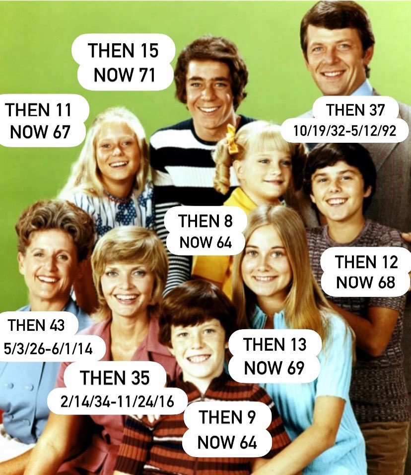 Here’s a Story of a Lovely Lady
Who Was Bringing Up Three Very Lovely Girls 
All of Them Had Hair of Gold, Like Their Mother
The Youngest One in Curls 

Here’s a Story, of a Man Named Brady 
Who Was Busy With Three Boys of His Own 
They Were Four Men Living All Together
Yet They