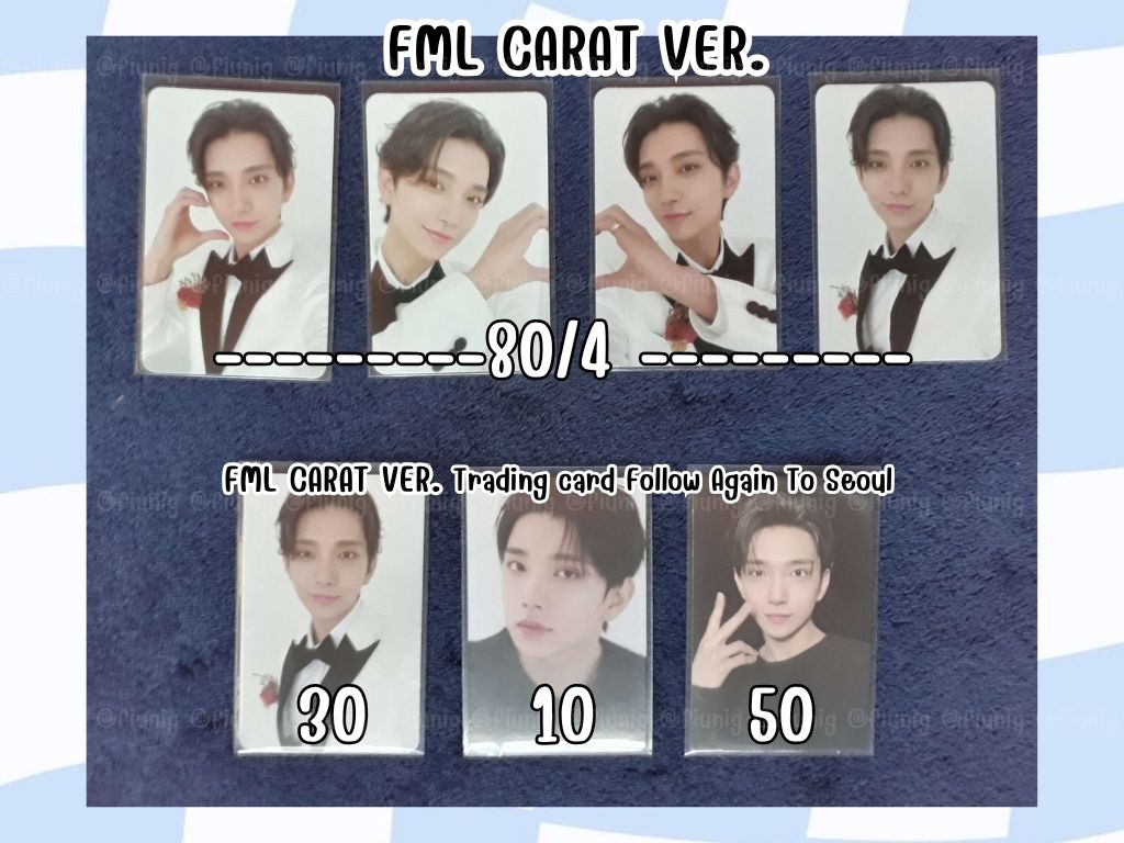 fiunig's tweet photo. (1) 🧸 WTS ขาย พร้อมส่งค่ะ 🐇

🩷 การ์ด seventeen ราคาตามภาพ ( ไม่รวมส่ง ) 🩷
📮 ค่าส่ง 30฿ ยอด 150+ ส่งฟรีค่ะ ✅
🔥🔥 เหมาทั้งเธรด 400รวมส่ง เอกชน 🔥🔥
สอบถามเพิ่มเติมได้นะคะ ยินดีถ��ายส่องไฟให้ค่ะ 😸

#ตลาดนัดสวนแครอท https://t.co/Nq7ZOTR83t