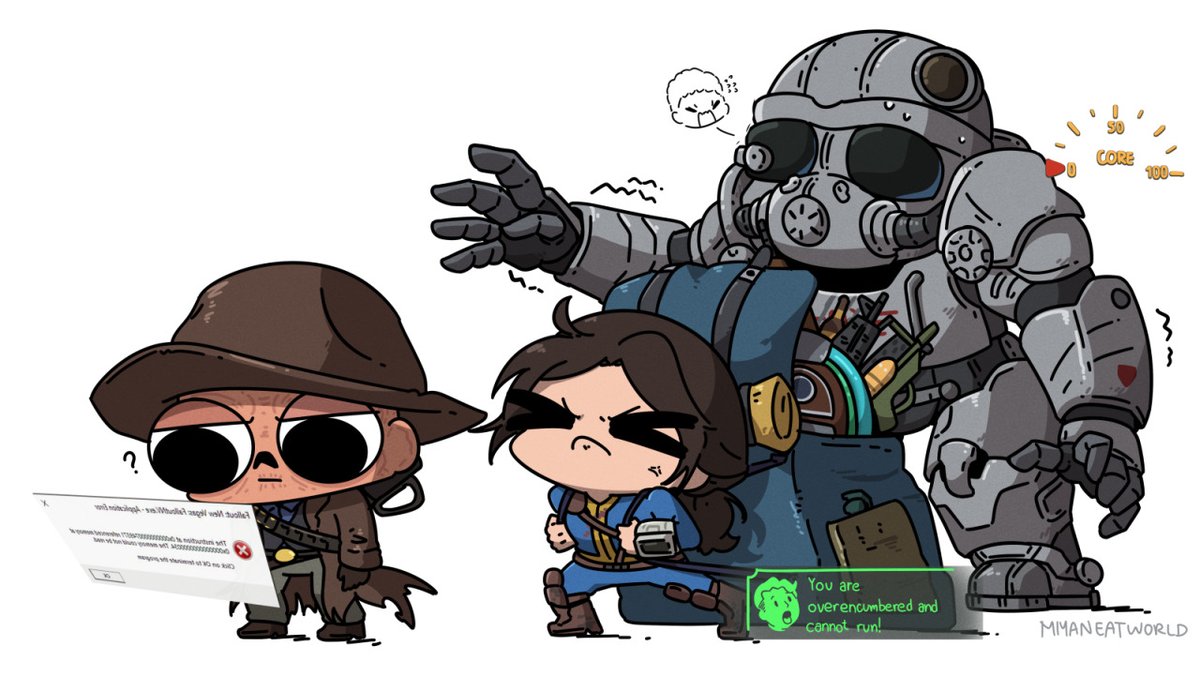 Game accurate Fallout TV series by miyaneatworld tumblr.com/miyaneatworld/…
#Fallout